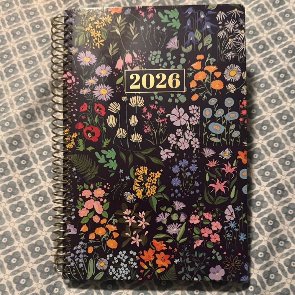 Floral 2026 Softcover planner
